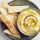 Hummus with Pitta Bread and Salad